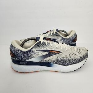 Brooks Ghost 16 Men's Size 11.5 Off White Lace Up Running Sneakers 1104181D130